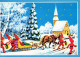 WEIHNACHTSMANN SANTA CLAUS Neujahr Weihnachten Vintage Ansichtskarte Postkarte CPSM #PBB116.DE - Santa Claus