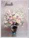 FLEURS Vintage Carte Postale CPSM #PAR733.FR - Fleurs