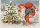 PÈRE NOËL NOËL Fêtes Voeux Vintage Carte Postale CPSM #PAK916.FR - Santa Claus