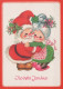PÈRE NOËL ENFANT NOËL Fêtes Voeux Vintage Carte Postale CPSM #PAK301.FR - Santa Claus
