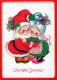 PÈRE NOËL ENFANT NOËL Fêtes Voeux Vintage Carte Postale CPSM #PAK301.FR - Santa Claus