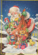 PÈRE NOËL NOËL Fêtes Voeux Vintage Carte Postale CPSMPF #PAJ392.FR - Santa Claus