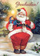 PÈRE NOËL NOËL Fêtes Voeux Vintage Carte Postale CPSM #PAJ527.FR - Santa Claus