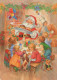 PÈRE NOËL ENFANT NOËL Fêtes Voeux Vintage Carte Postale CPSM #PAK221.FR - Santa Claus