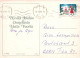 PÈRE NOËL NOËL Fêtes Voeux Vintage Carte Postale CPSM #PAJ802.FR - Santa Claus