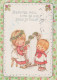 ANGE NOËL Vintage Carte Postale CPSM #PAH634.FR - Anges