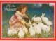 NIÑOS NIÑOS Escena S Paisajes Vintage Tarjeta Postal CPSM #PBT123.ES - Scènes & Paysages