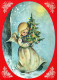 ÁNGEL Navidad Vintage Tarjeta Postal CPSM #PBP414.ES - Engel