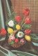 FLOWERS Vintage Postcard CPSM #PAR130.GB - Blumen