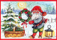 SANTA CLAUS CHRISTMAS Holidays Vintage Postcard CPSM #PAK913.GB - Santa Claus