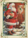 SANTA CLAUS CHRISTMAS Holidays Vintage Postcard CPSM #PAK835.GB - Santa Claus