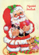 SANTA CLAUS CHRISTMAS Holidays Vintage Postcard CPSM #PAJ591.GB - Santa Claus