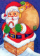 SANTA CLAUS CHRISTMAS Holidays Vintage Postcard CPSMPF #PAJ390.GB - Santa Claus