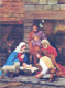 Vierge Marie Madone Bébé JÉSUS Christianisme Religion LENTICULAR 3D Vintage Carte Postale CPSM #PAZ023.FR - Vierge Marie & Madones