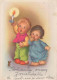 ENFANTS ENFANTS Scène S Paysages Vintage Carte Postale CPSMPF #PKG785.FR - Scene & Paesaggi