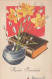 PÂQUES FLEURS Vintage Carte Postale CPA #PKE302.FR - Easter