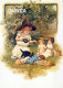 ENFANTS ENFANTS Scène S Paysages Vintage Postal CPSM #PBT185.FR - Scene & Paesaggi