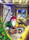 BABBO NATALE Buon Anno Natale Vintage Cartolina CPSM #PAU538.IT - Santa Claus