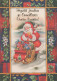 BABBO NATALE Natale Vintage Cartolina CPSM #PAK772.IT - Santa Claus