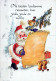 BABBO NATALE Natale Vintage Cartolina CPSM #PAK839.IT - Kerstman