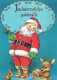 BABBO NATALE Natale Vintage Cartolina CPSM #PAJ665.IT - Santa Claus