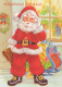 BABBO NATALE Natale Vintage Cartolina CPSM #PAK156.IT - Kerstman