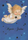 ANGELO Buon Anno Natale Vintage Cartolina CPSM #PAJ333.IT - Angels