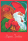 BABBO NATALE Natale Vintage Cartolina CPSM #PAJ737.IT - Kerstman