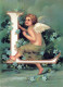 ANGELO Buon Anno Natale Vintage Cartolina CPSM #PAH320.IT - Engel