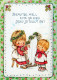 ANGELO Buon Anno Natale Vintage Cartolina CPSM #PAH636.IT - Anges