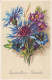 FLOWERS Vintage Postcard CPSMPF #PKG037.GB - Fleurs