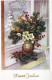 FLOWERS Vintage Postcard CPA #PKE675.GB - Blumen