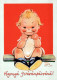 CHILDREN HUMOUR Vintage Postcard CPSM #PBV155.GB - Humorvolle Karten