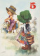 HAPPY BIRTHDAY 5 Year Old GIRL CHILDREN Vintage Postal CPSM #PBT922.GB - Verjaardag