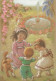 CHILDREN CHILDREN Scene S Landscapes Vintage Postcard CPSM #PBU475.GB - Scenes & Landscapes