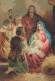 Virgen Mary Madonna Baby JESUS Christmas Religion Vintage Postcard CPSM #PBB895.GB - Vergine Maria E Madonne
