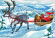 SANTA CLAUS Happy New Year Christmas Vintage Postcard CPSM #PBL557.GB - Santa Claus