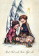 CHILDREN Scene Landscape Baby JESUS Vintage Postcard CPSM #PBB573.GB - Scenes & Landscapes