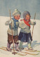 Happy New Year Christmas CHILDREN Vintage Postcard CPSM #PAY827.GB - Anno Nuovo