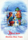 Happy New Year Christmas CHILDREN Vintage Postcard CPSM #PAY767.GB - Anno Nuovo