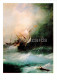 Painting By Ivan Aivazovsky - Storm On The Arctic Ocean - Sailing Ship - Russian Art - 1986 - Russia USSR - Unused - Malerei & Gemälde