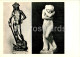 Sculpture By Donatello - David - Auguste Rodin - Eva - Italian , French Art - 1967 - Russia USSR - Unused - Esculturas