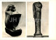 Figure - Sitting Man - Statue Of Young Woman - Ancient World - Egyptian Art - 1967 - Russia USSR - Unused - Esculturas