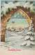 Buon Anno Natale UCCELLO Vintage Cartolina CPA #PKE805.IT - Anno Nuovo