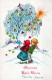 Buon Anno Natale BAMBINO Vintage Cartolina CPSMPF #PKD786.IT - Anno Nuovo