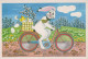 CONIGLIO Animale Vintage Cartolina CPSM #PBR093.IT - Sonstige & Ohne Zuordnung