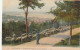 PE 3-(14) HOULGATE - LA ROUTE DE VILLERS ET VUE SUR HOULGATE - TROUPEAU DE MOUTONS - CARTE COLORISEE - 2 SCANS - Houlgate