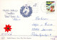 BABBO NATALE Buon Anno Natale Vintage Cartolina CPSM #PBL430.IT - Santa Claus