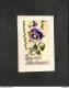 FANTAISIE - CARTE BRODÉE - Pensées Affectueuses - Fleurs - 1921 - Embroidered