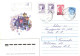 Ukraine:Ukraina:Registered Letter From Poltava With Overprinted Stamps, 1993 - Ucrania